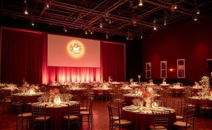 Formal event setup at the arena